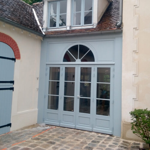 création porte de garage