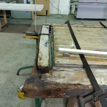 Restauration lourde d'une porte cochère