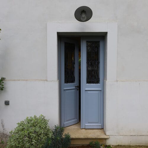 Reproduction isolante porte ancienne