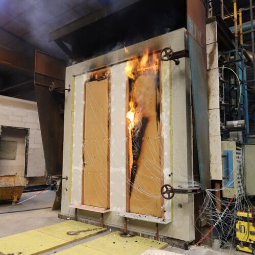 Porte coupe-feu 1/2h grande hauteur