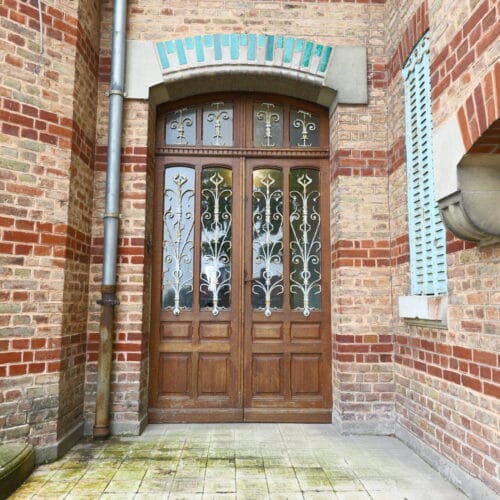 reproduction isolante porte ancienne avant