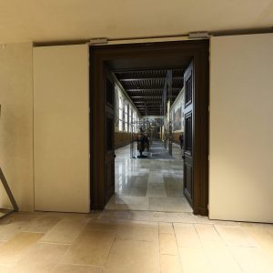 Hôtel des invalides, musée de la guerre, portes coupe-feu, fenêtres intérieures et agencements divers